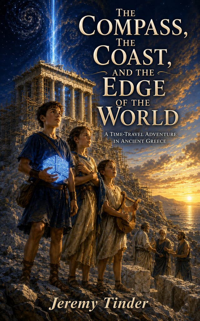 Cover of The Compass, The Coast, and The Edge of the World — The Cube Chronicles Book 2 of 15