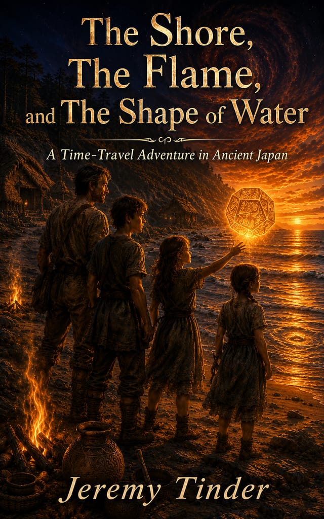 Cover of The Shore, The Flame, and The Shape of Water — The Cube Chronicles Book 5 of 15