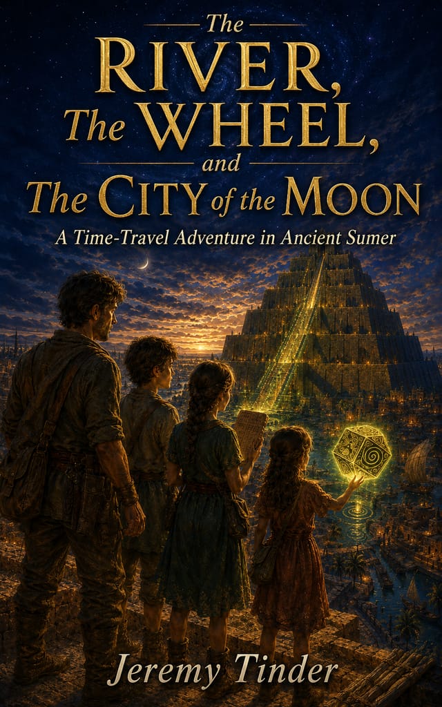 Cover of The River, The Wheel, and The City of the Moon — The Cube Chronicles Book 6 of 15